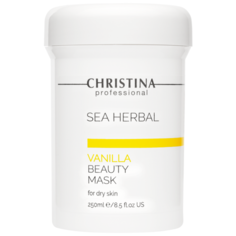 Маска для лица Christina Sea Herbal Beauty Mask Vanilla For Dry Skin Ваниль, на основе морских трав, для сухой кожи, 250 мл