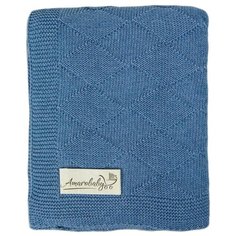 Плед Amarobaby Pure Love Ромбы 75х105 см Джинс