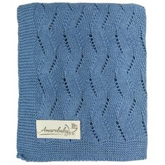 Плед Amarobaby Pure Love Волна 75х105 см Джинс