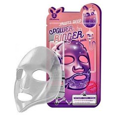 ELIZAVECCA Маска тканевая для лица фруктовая. Fruits deep power ringer mask pack, 23 мл.
