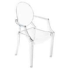 Стул Louis Ghost прозрачный серый Bradex Home