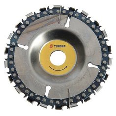 Диск пильный цепной для УШМ TUNDRA, 100 х 16 мм