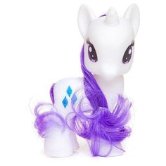 Пони с расческой 11,5x7 см, единорог, белая Junfa F105-2