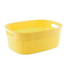 Корзинка Violet "Лофт" 12л овальная (лимон) (6450/30)