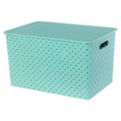 Корзинка с крышкой Violet 5231/31 "Береста" шалфей