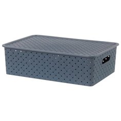 Корзинка с крышкой Violet 5221/35 Береста космик 7,5л