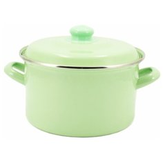 Кастрюля эмалированная Interos 51014 Мята 4,7 л 22 см Интерос