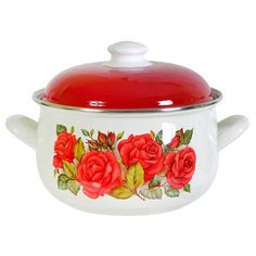 Кастрюля Interos 15869 Розы 2,1 л Интерос
