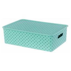 Корзинка с крышкой Violet 5221/31 "Береста" шалфей