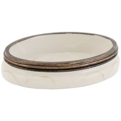 Мыльница Swensa Rome полирезина цвет бежевый