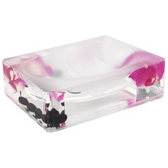 Мыльница настольная Phalaenopsis цвет белый Verran