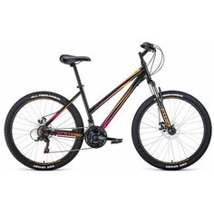 Велосипед FORWARD IRIS 26 2.0 disc (26" 18 ск. рост 17") 2020-2021, черный, RBKW1M16E005