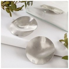 Queen fair Серьги металл "Атмосфера" соло, цвет серебро