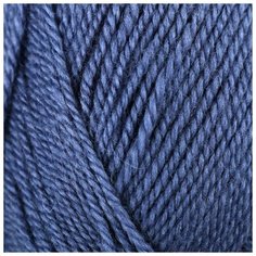 Камтекс Пряжа "Бамбино" 35% шерсть меринос, 65% акрил 150м/50гр (022 джинса)