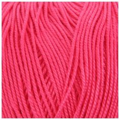 Пехорский текстиль Пряжа "Ажурная" 100% мерсеризованный хлопок 280м/50гр (439- Малиновый) Пехорка