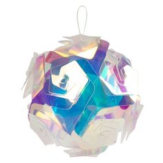 Елочный шар Magic Time 86190/86192/86193/86194, белый, 10 см