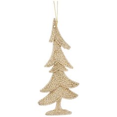 Елочная игрушка Magic Time Елочка 38695/75062, золотой, 15 см