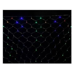 Гирлянда электрическая Actuel Сетка 120 LED ламп уличная разноцветный, 2х1 м с Пультом ДУ, провод черный