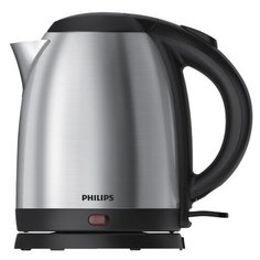 Электрический чайник Philips HD9306 серебристый/черный