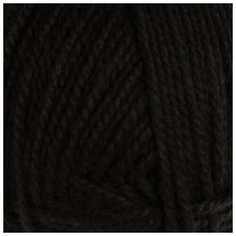 Пехорский текстиль Пряжа "Школьная" 100% акрил 150м/50гр (02 черная) Пехорка