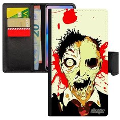 Необычный чехол- книжка на смартфон // iPhone 7 // "Зомби" Сплэттер Дизайн, Utaupia, цветной