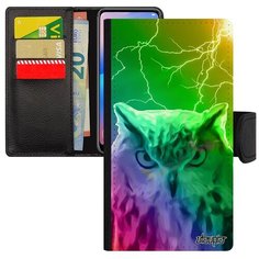 Защитный чехол книжка на смартфон // Apple iPhone 8 // "Сова" Птица Сыч, Utaupia, цветной