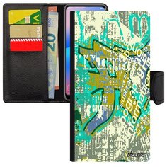Защитный чехол- книжка на смартфон // Samsung Galaxy A40 // "Стрит- арт" Тег Живопись, Utaupia, цветной