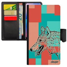 Чехол- книжка на смартфон // Samsung Galaxy A5 2017 // "Волк" Злой Древний, Utaupia, цветной