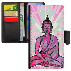 Защитный чехол- книжка на смартфон // Galaxy A5 2017 // "Будда" Buddha Азия, Utaupia, розовый