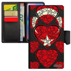 Защитный чехол книжка на смартфон // Galaxy A5 2017 // "Флаг Турции с сердцем" Патриот Любовь, Utaupia, цветной