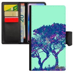 Красивый чехол- книжка на смартфон // Galaxy A5 2017 // "Гренадил" Африка Стиль, Utaupia, голубой