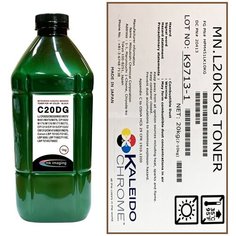Тонер для HP Color Универсал тип C20DG (фл,1кг, ч, glossy, Chemical MKI) Green Line ATM