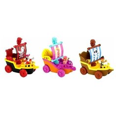181296 "маттел". Джейк И пираты нетландии парусники в кор.4шт BGM28 Fisher Price