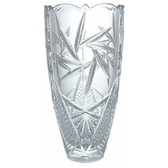 Ваза для цветов 25 см Crystalite Bohemia "Пинвил /Без декора" / 006751