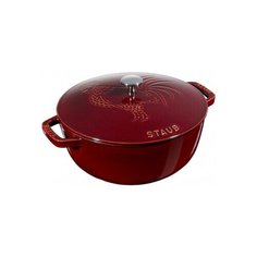Кокот STAUB "Петух" 24 см, 3,6 л, гранат 11752487