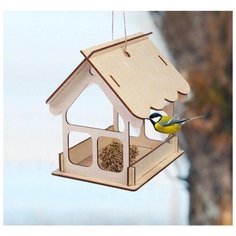 Кормушка для птиц - Домик, 21 х 18 х 21 см Greengo