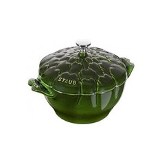 Кокот STAUB "Артишок" 22 см, зеленый базилик 11152285