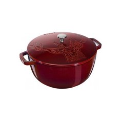 Кокот STAUB "Олень" 26 см, 3.75 л, гранат 11272687