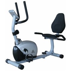 Горизонтальный велотренажер DFC B3.2R, серебристый