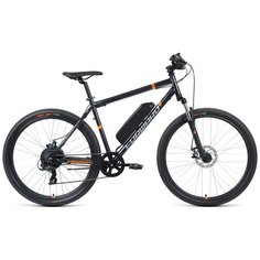 Электровелосипед Forward VOLCANO PLUS 27,5 2.0 disc 500w 2021 рост 19" серый