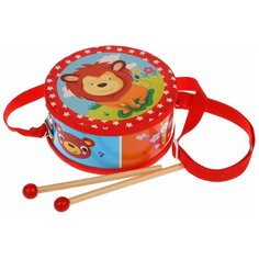 Барабан Mapacha с палочками, 17 см (76812)