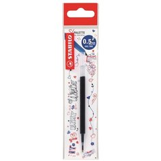 Стержень гелевый Stabilo 110 мм, Pallete, X- Fine, синий, 0,35 мм