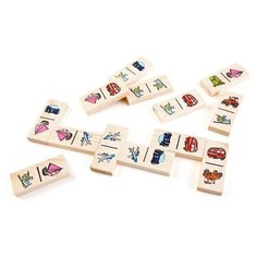 Деревянная игрушка Томик Домино "Транспорт", 28 деталей (5555-2)