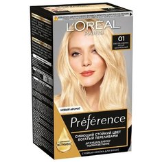 LOreal Paris Preference стойкая краска для волос, 01 Cветло-светло-русый натуральный