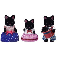 Фигурки Sylvanian Families Семья Черных котов 5530