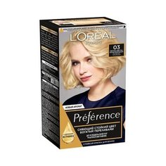LOreal Paris Preference стойкая краска для волос, 03 светло-светло-русый пепельный