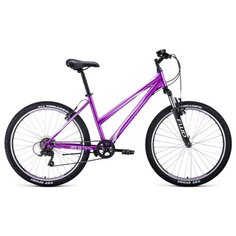 Велосипед FORWARD IRIS 26 1.0 (26" 6 ск. рост 17") 2020-2021, фиолетовый, RBKW1M166007