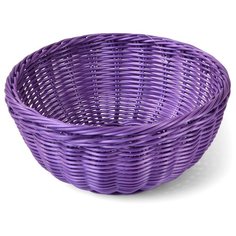 FISSMAN Корзина плетеная 24x10см Фиолетовый