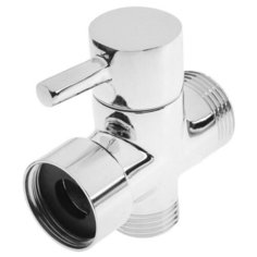 Дивертор ZEIN, для смесителя, с круглой гайкой, корпус латунь, цвет хром