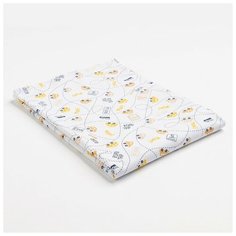 Пеленка 90х120 см, цвет микс ОСЬМИНОЖКА